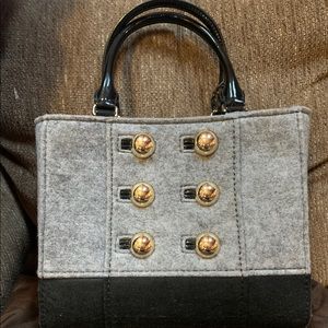 Kate Spade black, grey, gold purse